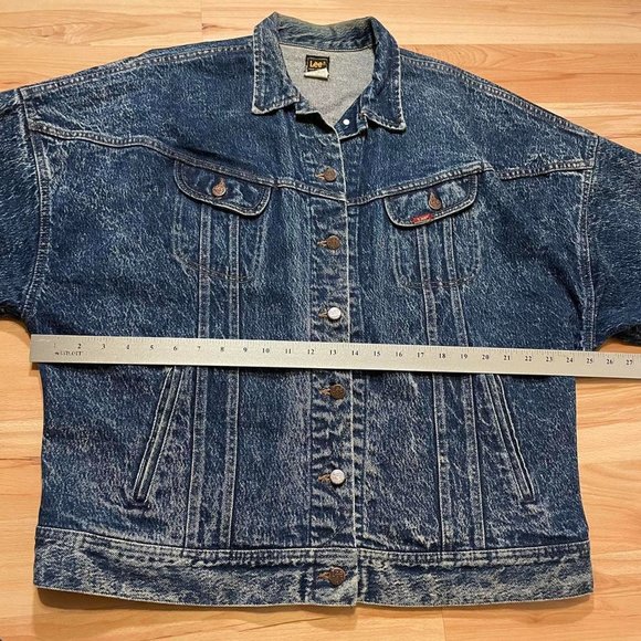 Vintage Lee Riders Made in America acid wash denim jacket - Picture 5 of 7